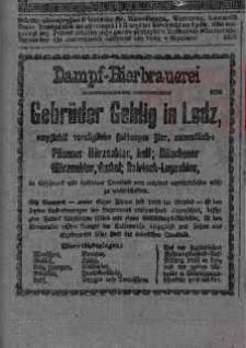 Illustrierte Sonntags Beilage... Dod.: ogłoszenia do 1906 nr 6