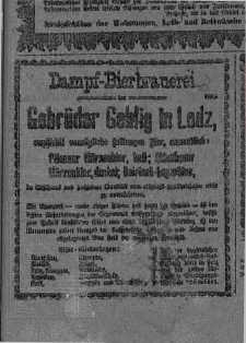 Illustrierte Sonntags Beilage... Dod.: ogłoszenia do 1906 nr 7