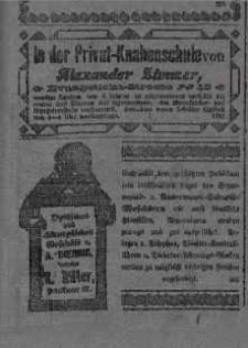Illustrierte Sonntags Beilage... Dod.: ogłoszenia do 1906 nr 18