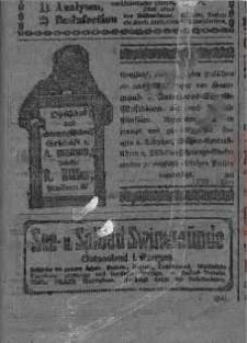 Illustrierte Sonntags Beilage... Dod.: ogłoszenia do 1906 nr 26