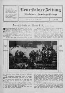 Illustrierte Sonntags Beilage. Neue Lodzer Zeitung 4 - 17 [kwiecień] 1910 nr 16