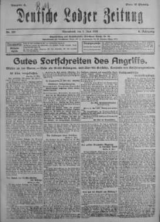 Deutsche Lodzer Zeitung 1 czerwiec 1918 nr 150