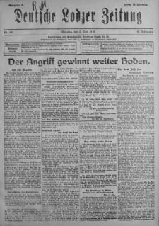Deutsche Lodzer Zeitung 2 czerwiec 1918 nr 151
