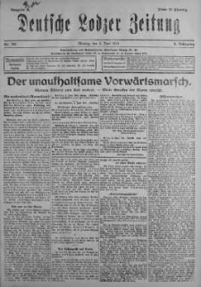 Deutsche Lodzer Zeitung 3 czerwiec 1918 nr 152