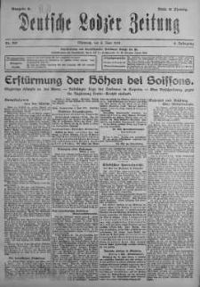 Deutsche Lodzer Zeitung 5 czerwiec 1918 nr 154