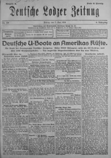 Deutsche Lodzer Zeitung 7 czerwiec 1918 nr 156