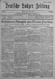 Deutsche Lodzer Zeitung 10 czerwiec 1918 nr 159