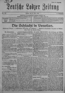 Deutsche Lodzer Zeitung 21 czerwiec 1918 nr 170