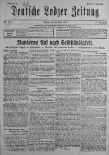 Deutsche Lodzer Zeitung 24 czerwiec 1918 nr 173