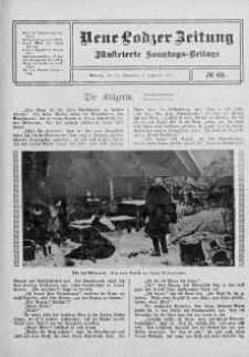 Illustrierte Sonntags Beilage. Neue Lodzer Zeitung 21 listopad - 4 grudzień 1910 nr 49