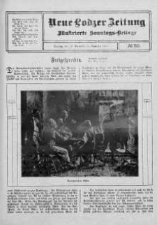 Illustrierte Sonntags Beilage. Neue Lodzer Zeitung 28 listopad - 11 grudzień 1910 nr 50