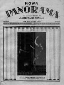 Nowa Panorama. Dodatek Niedzielny "Ilustrowanej Republiki" 15 listopad 1925