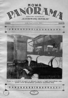 Nowa Panorama. Dodatek Niedzielny "Ilustrowanej Republiki" 4 kwiecień 1926