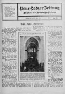 Illustrierte Sonntags Beilage. Neue Lodzer Zeitung 8 - 21 kwiecień 1912 nr 17
