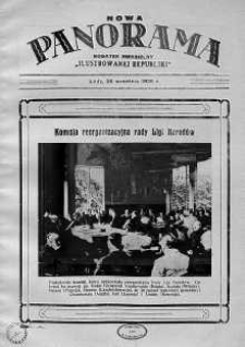 Nowa Panorama. Dodatek Niedzielny "Ilustrowanej Republiki" 26 wrzesień 1926