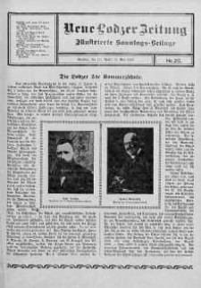 Illustrierte Sonntags Beilage. Neue Lodzer Zeitung 29 kwiecień - 12 maj 1912 nr 20