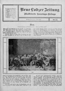 Illustrierte Sonntags Beilage. Neue Lodzer Zeitung 3 - 16 czerwiec 1912 nr 25