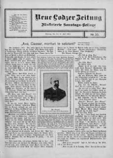 Illustrierte Sonntags Beilage. Neue Lodzer Zeitung 8 - 21 lipiec 1912 nr 30