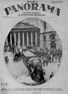 Nowa Panorama. Dodatek Niedzielny "Ilustrowanej Republiki" 29 styczeń 1928