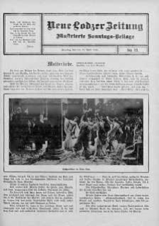 Illustrierte Sonntags Beilage. Neue Lodzer Zeitung 14 - 27 kwiecień 1913 nr 18