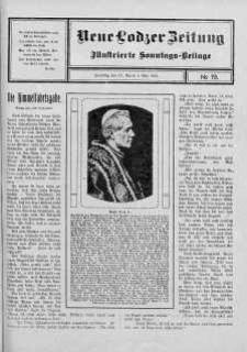 Illustrierte Sonntags Beilage. Neue Lodzer Zeitung 21 kwiecień - 4 maj 1913 nr 19