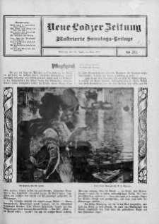 Illustrierte Sonntags Beilage. Neue Lodzer Zeitung 28 kwiecień - 11 maj 1913 nr 20