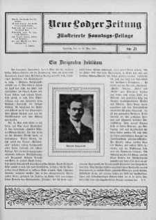 Illustrierte Sonntags Beilage. Neue Lodzer Zeitung 5 - 18 maj 1913 nr 21