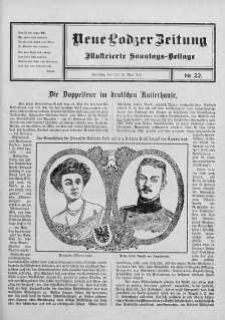 Illustrierte Sonntags Beilage. Neue Lodzer Zeitung 12 - 25 maj 1913 nr 22