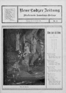 Illustrierte Sonntags Beilage. Neue Lodzer Zeitung 14 - 27 lipiec 1913 nr 31