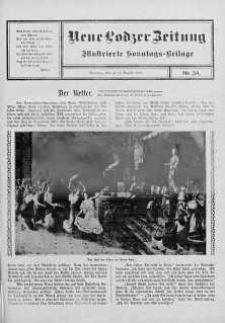 Illustrierte Sonntags Beilage. Neue Lodzer Zeitung 4 - 17 sierpień [1913] nr 34