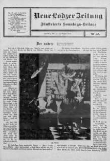 Illustrierte Sonntags Beilage. Neue Lodzer Zeitung 11 - 24 sierpień 1913 nr 35