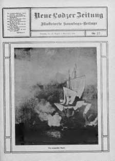 Illustrierte Sonntags Beilage. Neue Lodzer Zeitung 25 sierpień - 7 wrzesień 1913 nr 37