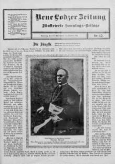 Illustrierte Sonntags Beilage. Neue Lodzer Zeitung 29 wrzesień - 12 październik 1913 nr 42