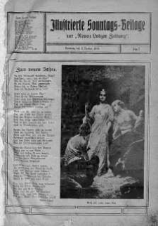 Illustrierte Sonntags Beilage zur Neue Lodzer Zeitung 2 styczeń 1916 nr 1