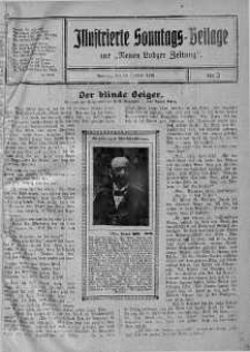 Illustrierte Sonntags Beilage zur Neue Lodzer Zeitung 16 styczeń 1916 nr 3
