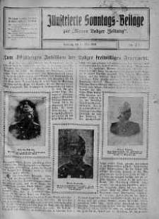 Illustrierte Sonntags Beilage zur Neue Lodzer Zeitung 21 maj 1916 nr 21