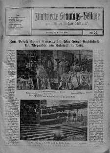 Illustrierte Sonntags Beilage zur Neue Lodzer Zeitung 4 czerwiec 1916 nr 23