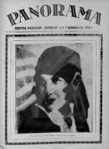 Panorama. Dodatek Niedzielny "Republiki" 7 październik 1928