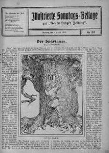 Illustrierte Sonntags Beilage zur Neue Lodzer Zeitung 6 sierpień 1916 nr 32