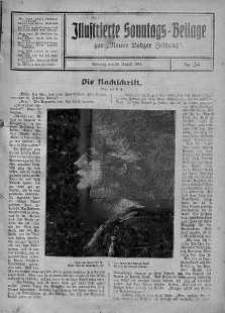 Illustrierte Sonntags Beilage zur Neue Lodzer Zeitung 20 sierpień 1916 nr 34