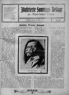Illustrierte Sonntags Beilage zur Neue Lodzer Zeitung 26 listopad 1916 nr 48
