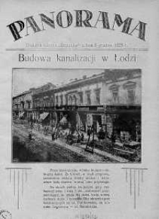 Panorama. Dodatek Niedzielny "Republiki" 8 grudzień 1928