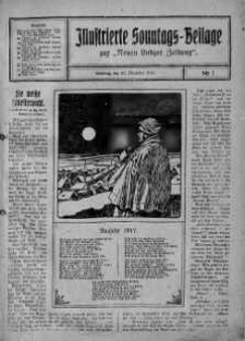 Illustrierte Sonntags Beilage zur Neue Lodzer Zeitung 31 grudzień 1916 nr 1