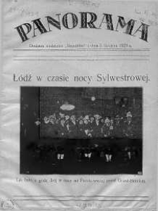 Panorama. Dodatek Niedzielny "Republiki" 5 styczeń 1929
