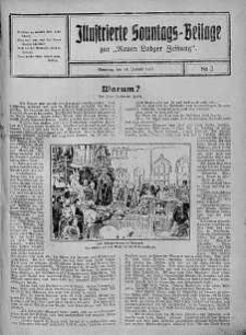 Illustrierte Sonntags Beilage zur Neue Lodzer Zeitung 14 styczeń 1917 nr 3