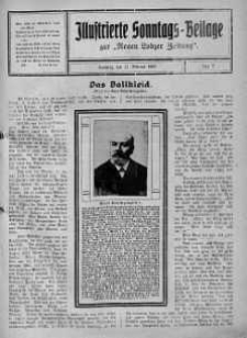Illustrierte Sonntags Beilage zur Neue Lodzer Zeitung 11 luty 1917 nr 7