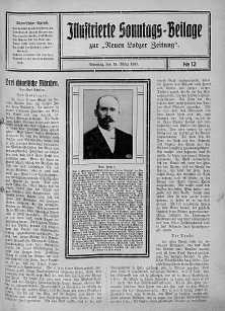 Illustrierte Sonntags Beilage zur Neue Lodzer Zeitung 18 marzec 1917 nr 12