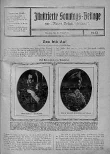Illustrierte Sonntags Beilage zur Neue Lodzer Zeitung 25 marzec 1917 nr 13
