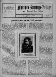 Illustrierte Sonntags Beilage zur Neue Lodzer Zeitung 22 kwiecień 1917 nr 17