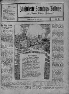 Illustrierte Sonntags Beilage zur Neue Lodzer Zeitung 20 maj 1917 nr 21